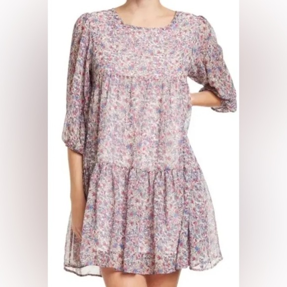 BB Dakota, Steve Madden, Floral Easy Wear Dress, Like New, Beautiful! Size Small - Picture 4 of 6